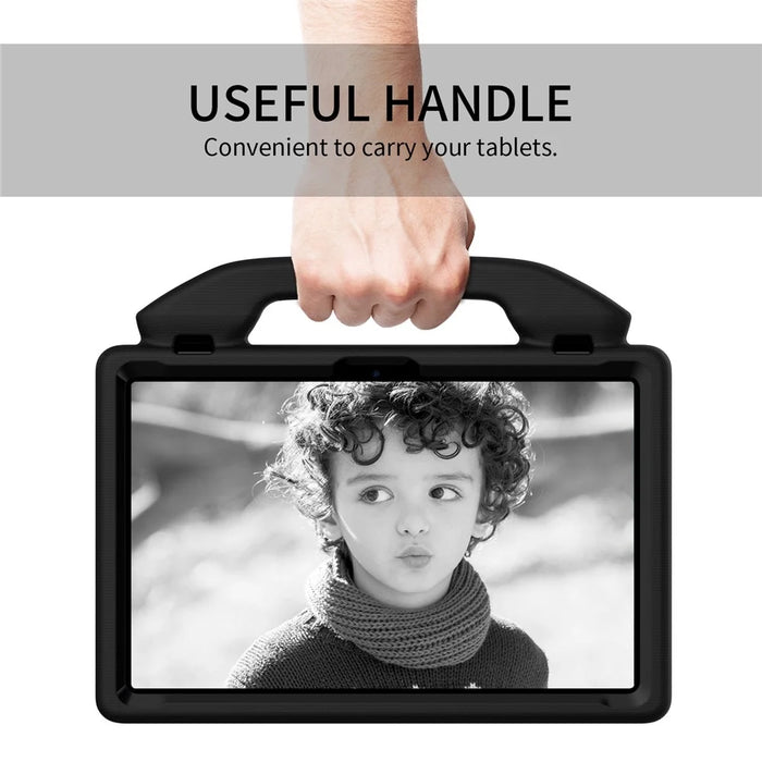 For Amazon Fire Max 11 Kidproof Case Thumbs Up Kickstand EVA Tablet Cover - Black - 3