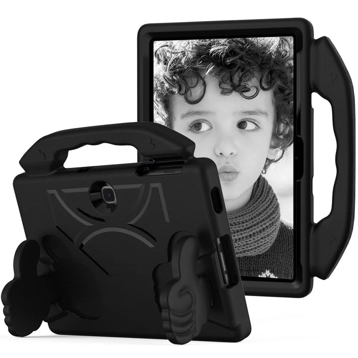 For Samsung Galaxy Tab Advanced2 EVA Case Thumbs Up Kickstand Handheld Tablet Cover - Black - 1