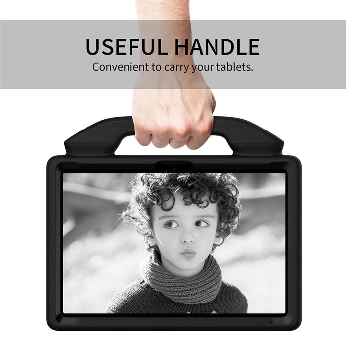 For Samsung Galaxy Tab Advanced2 EVA Case Thumbs Up Kickstand Handheld Tablet Cover - Black - 3