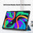For Lenovo Tab M11 / Xiaoxin Pad 11 2024 Trifold Stand Cover Pattern PU Leather Auto Sleep Wake Tablet Case - Wave - 5