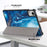 For Lenovo Tab M11 / Xiaoxin Pad 11 2024 Trifold Stand Cover Pattern PU Leather Auto Sleep Wake Tablet Case - Wave - 6