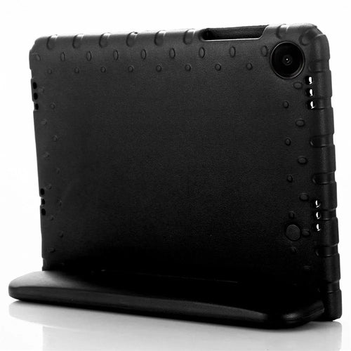 For Samsung Galaxy Tab A11+ / A9+ EVA Case Handle Kickstand Anti-drop Tablet Cover - Black - 1