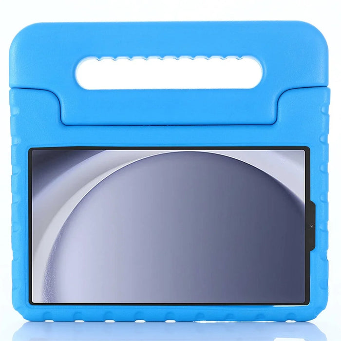 For Samsung Galaxy Tab A11 / A9 Case Handle Grip Kickstand EVA Tablet Cover - Blue - 7