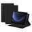 For Samsung Galaxy Tab S10 FE / S9 FE / S9 Tablet Case Magnetic PU Leather Stand Cover - Black - 1