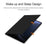 For Samsung Galaxy Tab S10 FE / S9 FE / S9 Tablet Case Magnetic PU Leather Stand Cover - Black - 4