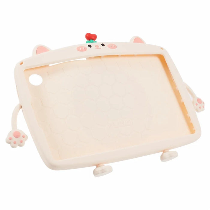 For Samsung Galaxy Tab A9 Case Cartoon Cat Tablet Silicone Cover with 360 Degree Rotation Kickstand - 5