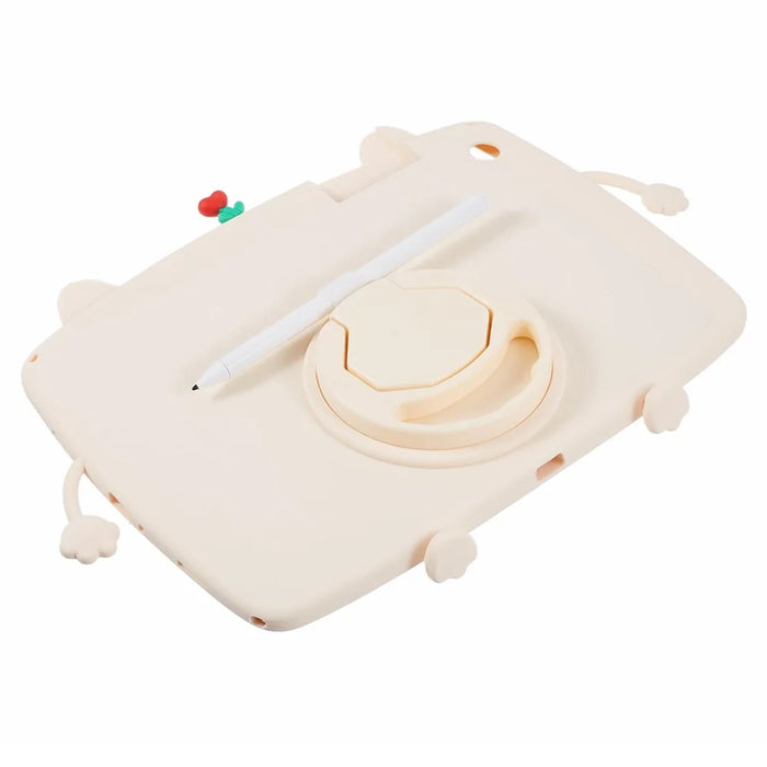 For Samsung Galaxy Tab A11+ / A9+ Silicone Case Rotary Kickstand Cat Style Tablet Cover - 5
