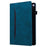 For Lenovo Tab M11 / Xiaoxin Pad 11 2024 PU Leather Cover Flip Stand Tablet Cover Shell - Blue - 7