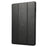 For Samsung Galaxy Tab S9 / S10 Lite / S10 FE / S9 FE Tablet Case Tri-Fold Stand Solid Color Shockproof PU Cover with Pencil Slot - Black - 6