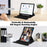 For Samsung Galaxy Tab S6 Lite (2024) / S6 Lite (2022) / S6 Lite (2020) Case with Bluetooth-compatible Keyboard PU+Acrylic Tablet Cover - Black - 4