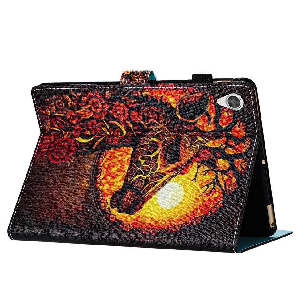 For Lenovo Tab M10 HD Gen 2 Shockproof Case Pattern Printing PU Leather Tablet Cover - Deer - 4