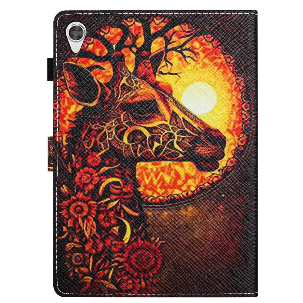 For Lenovo Tab M10 HD Gen 2 Shockproof Case Pattern Printing PU Leather Tablet Cover - Deer - 7