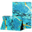 For Amazon Kindle Youth Edition 2022 Case Folio Pattern PU Leather Tablet Cover - Gold+Blue Marble - 1