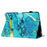 For Amazon Kindle Youth Edition 2022 Case Folio Pattern PU Leather Tablet Cover - Gold+Blue Marble - 4