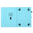 Universal 8-inch Tablet Case PU Leather Pattern Viewing Stand Cover - Leaves and Flowers - 3