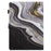For Amazon Fire 7 (2022) Leather Smart Case Pattern Tablet Cover with Card Holder - Black+Gold Marble - 7