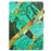 For Amazon Fire HD 8 (2016) / (2017) / (2018) Case Smart Leather Pattern Tablet Cover - Gold+Green Marble - 6