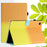 For Samsung Galaxy Tab A9 Leather Case Gradient Color Stand Tablet Cover with Card Slots - Orange / Yellow - 6