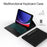 For Samsung Galaxy Tab S10+ / S9+  / S8+ / S7+ / S7 FE Backlight Touchpad Bluetooth-Compatible Keyboard with Pen Slot Leather Tablet Case - 3