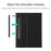 For Samsung Galaxy Tab S10+ / S9+  / S8+ / S7+ / S7 FE Backlight Touchpad Bluetooth-Compatible Keyboard with Pen Slot Leather Tablet Case - 4