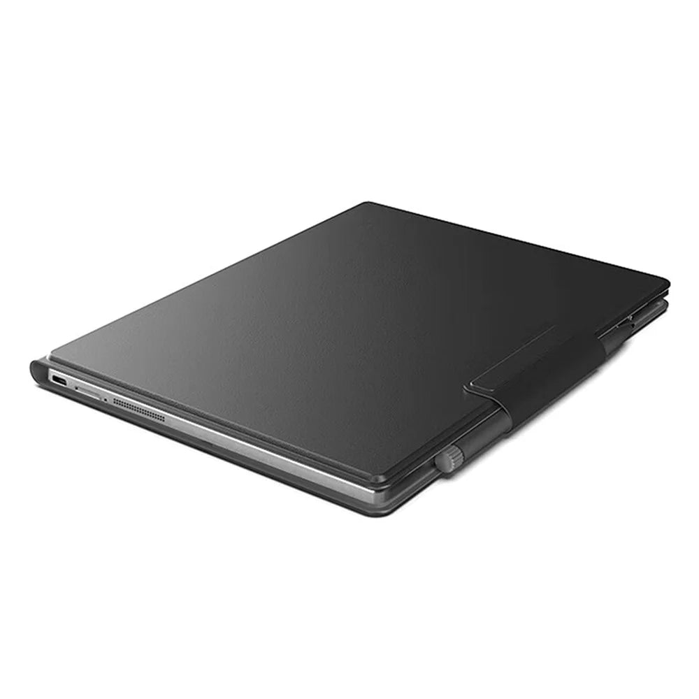 For Onyx BOOX Tab 10C Pro Protective Case Anti-Scratch PU Leather Tablet Cover with Stand, Black - 5