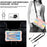 Tablet Cases for Samsung Galaxy Tab A9 Shell PC+Silicone Protective Case with Shoulder Strap - Colorful Rose Gold - 7