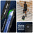 For Samsung Galaxy Tab A9+ Rugged Case Handle Kickstand Tablet Cover with Shoulder Strap - Black+Black - 3