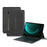 For Samsung Galaxy Tab S9 FE+ Leather Case + Bluetooth-compatible Keyboard with Backlight Trackpad - 1
