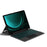 For Samsung Galaxy Tab S9 FE+ Leather Case + Bluetooth-compatible Keyboard with Backlight Trackpad - 2