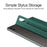 For Samsung Galaxy Tab S9 FE+ Leather Case Stand Magnetic Tablet Cover with Auto Sleep / Wake - Green - 5