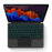 For Samsung Galaxy Tab S7+ Leather Case + Bluetooth-compatible Keyboard with Backlight Trackpad - 2