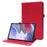 For Lenovo Tab M10 (Gen 3) Leather Case Business Folio Stand Tablet Cover with Card Slot - Red - 1