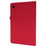 For Lenovo Tab M10 (Gen 3) Leather Case Business Folio Stand Tablet Cover with Card Slot - Red - 6