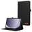 For Samsung Galaxy Tab A9+ Case Shockproof Leather Folio Stand Tablet Cover - Black - 1