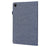 For Lenovo Tab M10 Plus (3rd Gen) Tablet Case Cloth Texture Card Holder Leather Cover - Blue - 5