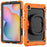 For Samsung Galaxy Tab S6 Lite (2024) / S6 Lite (2022) / S6 Lite (2020) P610 P615 P613 P619 Case Tablet Kickstand Cover with Shoulder Strap - Orange - 2