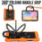 For Samsung Galaxy Tab S6 Lite (2024) / S6 Lite (2022) / S6 Lite (2020) P610 P615 P613 P619 Case Tablet Kickstand Cover with Shoulder Strap - Orange - 3