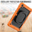 For Samsung Galaxy Tab S6 Lite (2024) / S6 Lite (2022) / S6 Lite (2020) P610 P615 P613 P619 Case Tablet Kickstand Cover with Shoulder Strap - Orange - 4