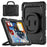 For iPad Pro 10.5-inch (2017) / Air 10.5 inch (2019) Case Handle Grip Kickstand Tablet Cover with Shoulder Strap - Black - 1