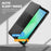 For Samsung Galaxy Tab A11+ / A9+ Kickstand Case Card Slot Tablet Leather Cover - Black - 3