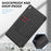 For Samsung Galaxy Tab A11+ / A9+ Kickstand Case Card Slot Tablet Leather Cover - Black - 6