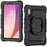 For Lenovo Tab M9 TB-310FU / Lenovo K9 TB310 Kickstand Case PC+Silicone Tablet Cover with Shoulder Strap - Black - 2