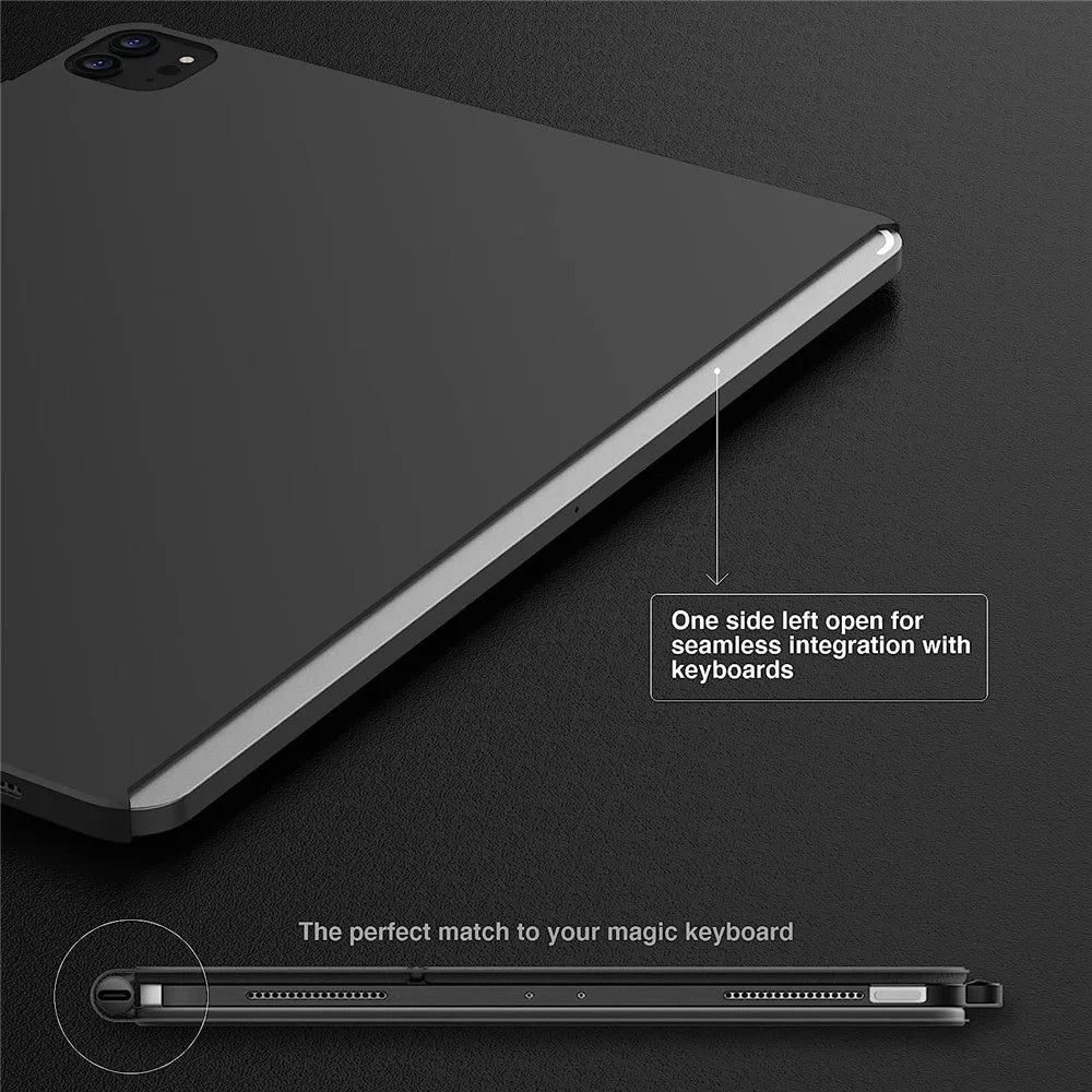 SWITCHEASY CoverBuddy For iPad Pro 11 (2022) / (2021) / (2020) / (2018) /  iPad Air (2020) / (2022) Tablet Case PC Magnetic Protective Cover - Black - 2