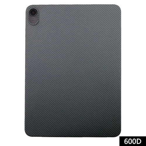 For iPad mini (2024) / mini (2021) Black Case 600D Fine Texture Aramid Fiber Shockproof Tablet Cover - 1