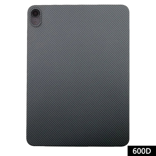 For iPad mini (2024) / mini (2021) Black Case 600D Fine Texture Aramid Fiber Shockproof Tablet Cover - 1
