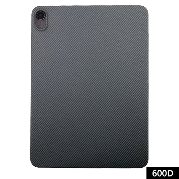 For iPad mini (2024) / mini (2021) Black Case 600D Fine Texture Aramid Fiber Shockproof Tablet Cover - 1