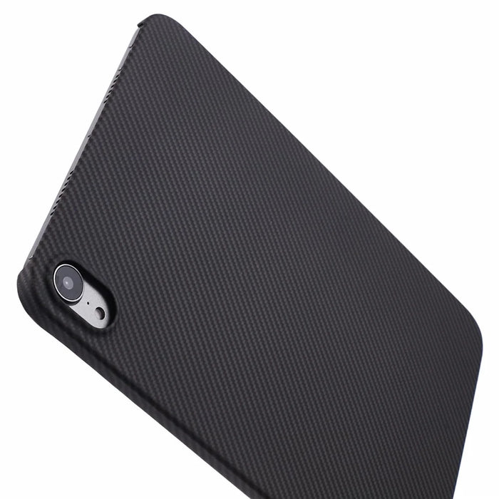 For iPad mini (2024) / mini (2021) Black Case 600D Fine Texture Aramid Fiber Shockproof Tablet Cover - 6