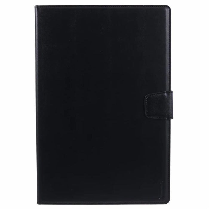 HANMAN Mill Series for Samsung Galaxy Tab S9 FE+ /  Tab S9+ /  Tab S8+ / Tab S7+ / Tab S7 FE Case Leather Stand Wallet Tablet Cover - Black - 2