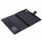 HANMAN Mill Series for Samsung Galaxy Tab S9 FE+ /  Tab S9+ /  Tab S8+ / Tab S7+ / Tab S7 FE Case Leather Stand Wallet Tablet Cover - Black - 7