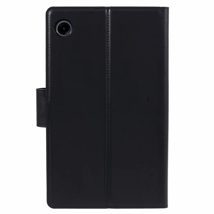 HANMAN Mill Series for Samsung Galaxy Tab A9 Case Magnetic Leather Folio Flip Tablet Cover - Black - 3